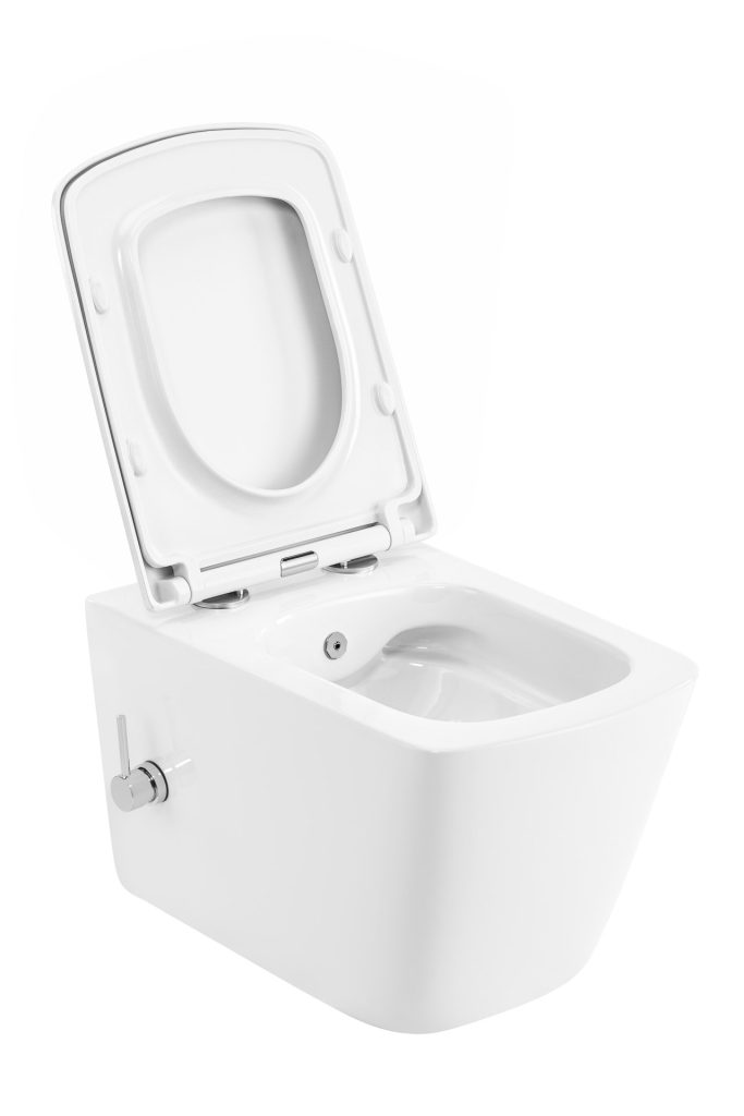 Orion bezrantowa miska wc z funkcj bidetu z wolnoopadaj c desk 