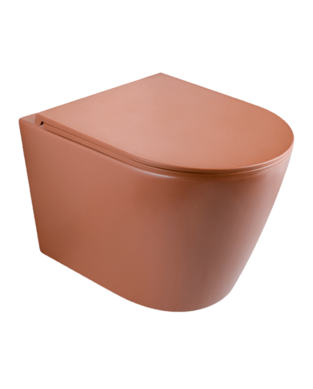 Miska WC VORTEX iron red mat AMARO TR2217R-U30