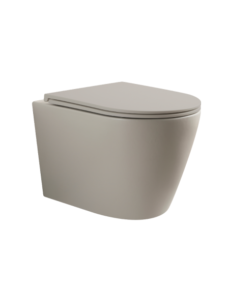 Miska WC VORTEX kaszmirowy mat AMARO TR2217R-U43