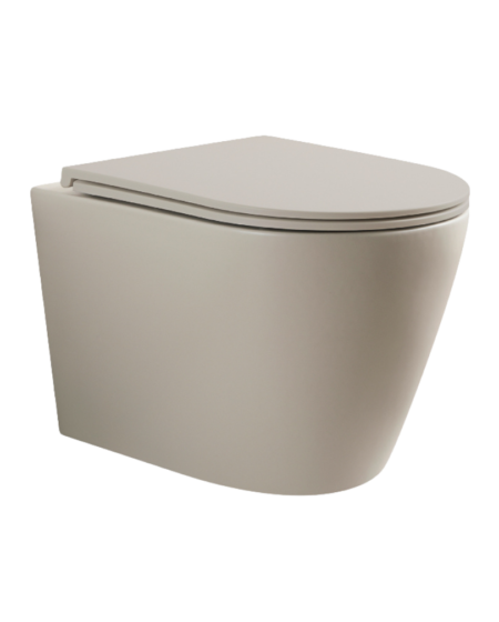 Miska WC VORTEX kaszmirowy mat AMARO TR2217R-U43