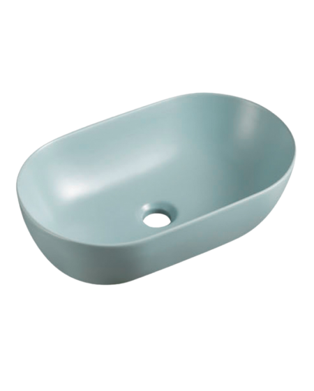 Umywalka nablatowa owalna sage mist mat SPARROW TR41385-U35