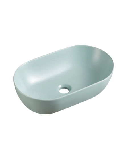 Umywalka nablatowa owalna sage mist mat SPARROW TR41385-U35