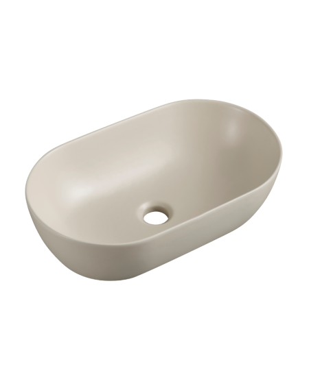 Umywalka nablatowa owalna kaszmir mat SPARROW TR41385-U43