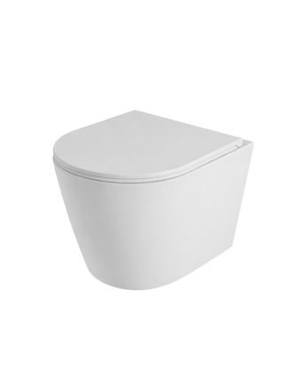 Miska WC wisząca owalna biały połysk AMARO TR2217